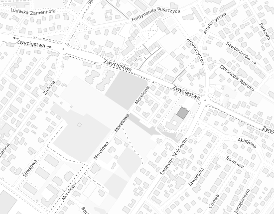 Mapa z adresem organizacji