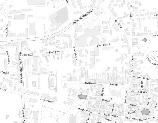 Mapa z adresem organizacji