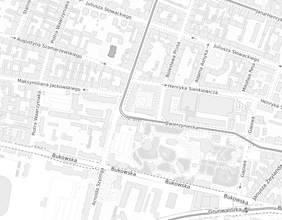 Mapa z adresem organizacji