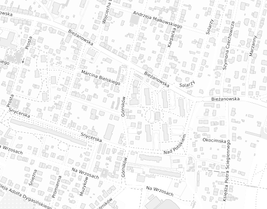 Mapa z adresem organizacji