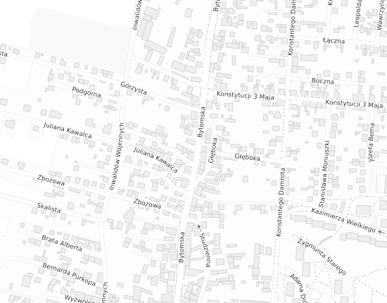 Mapa z adresem organizacji