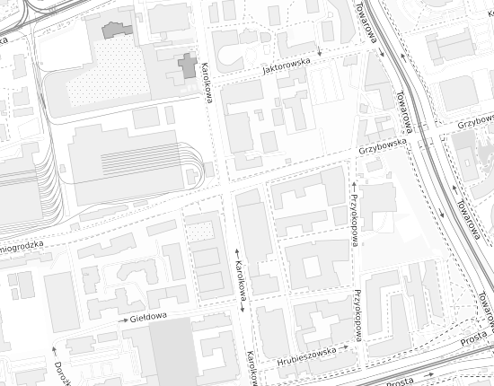 Mapa z adresem organizacji