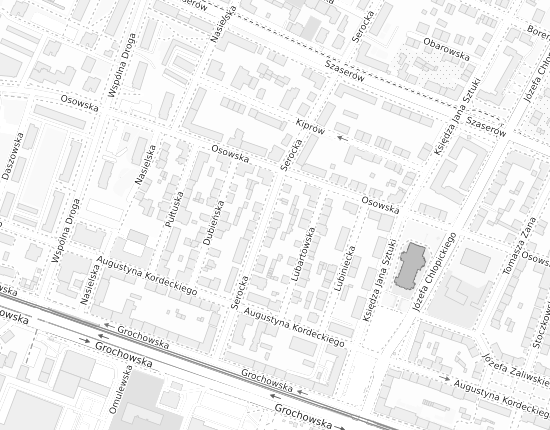 Mapa z adresem organizacji