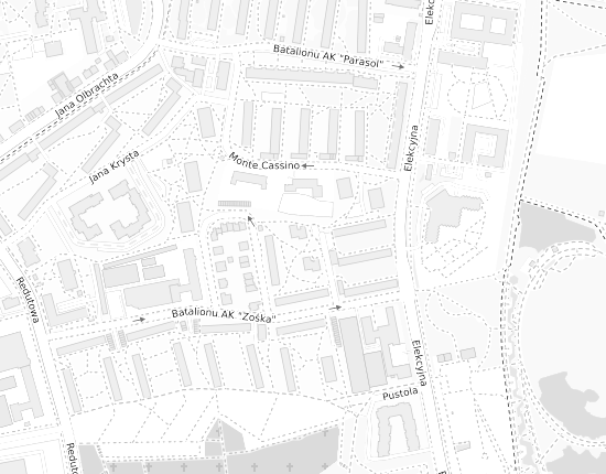 Mapa z adresem organizacji