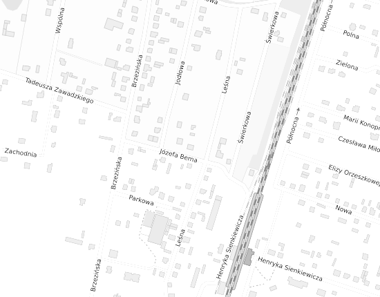 Mapa z adresem organizacji
