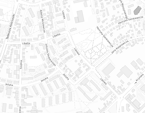 Mapa z adresem organizacji