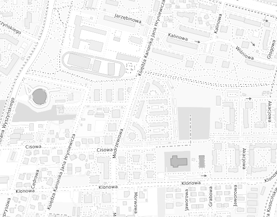 Mapa z adresem organizacji