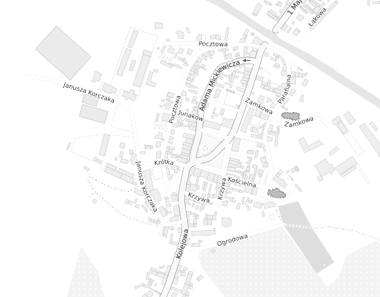 Mapa z adresem organizacji