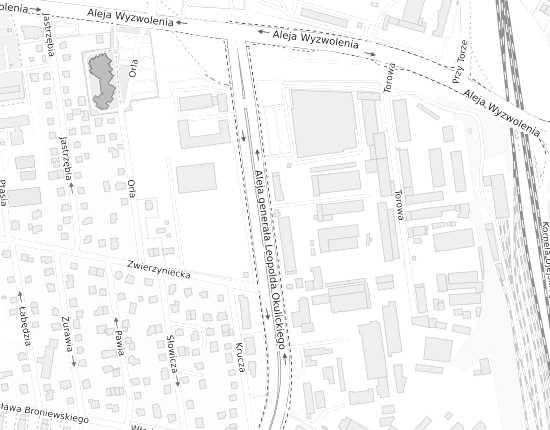 Mapa z adresem organizacji