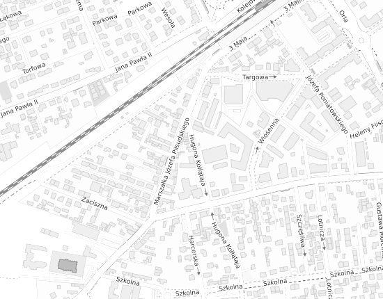 Mapa z adresem organizacji