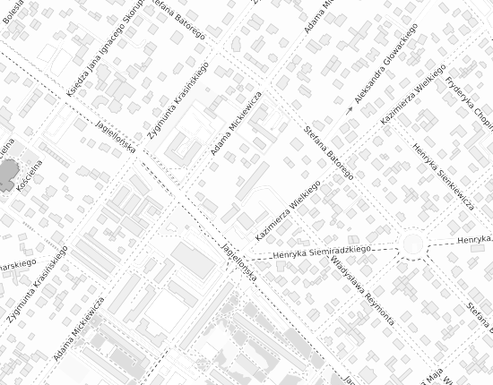 Mapa z adresem organizacji