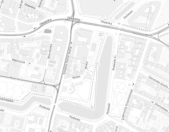 Mapa z adresem organizacji
