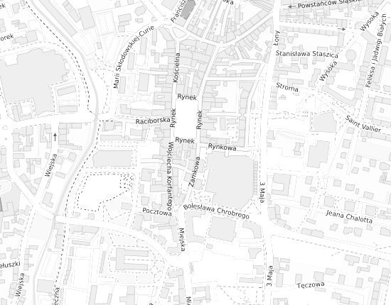 Mapa z adresem organizacji