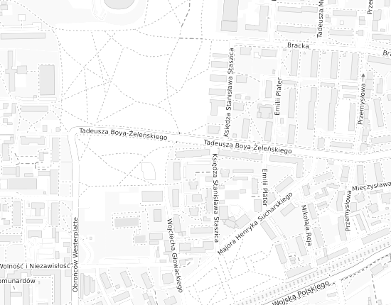 Mapa z adresem organizacji