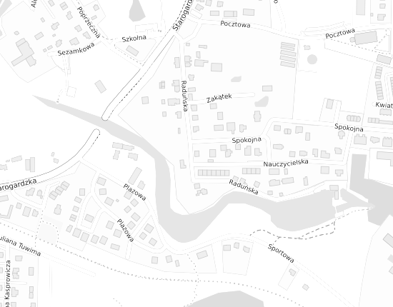 Mapa z adresem organizacji