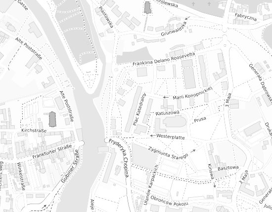 Mapa z adresem organizacji
