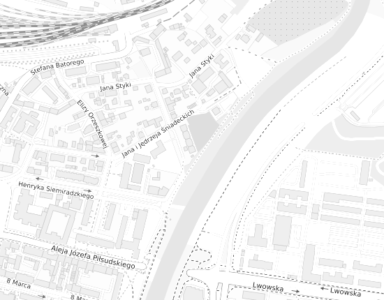 Mapa z adresem organizacji
