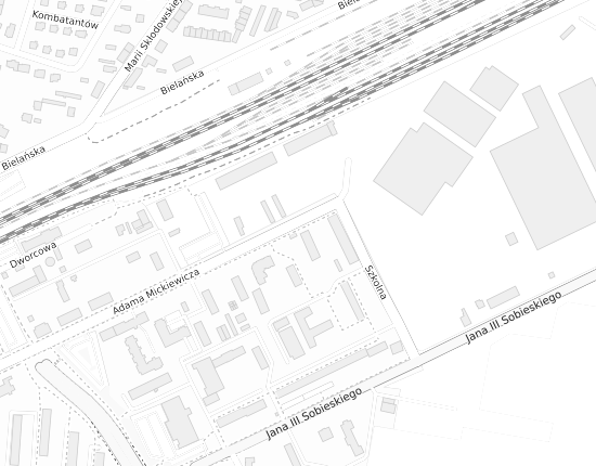 Mapa z adresem organizacji