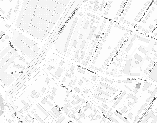 Mapa z adresem organizacji