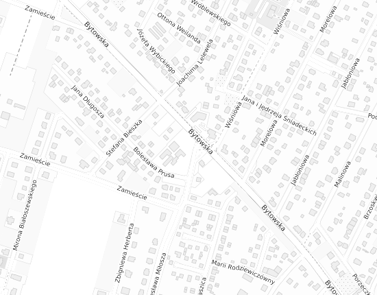 Mapa z adresem organizacji