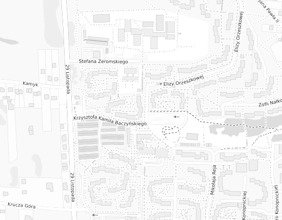 Mapa z adresem organizacji