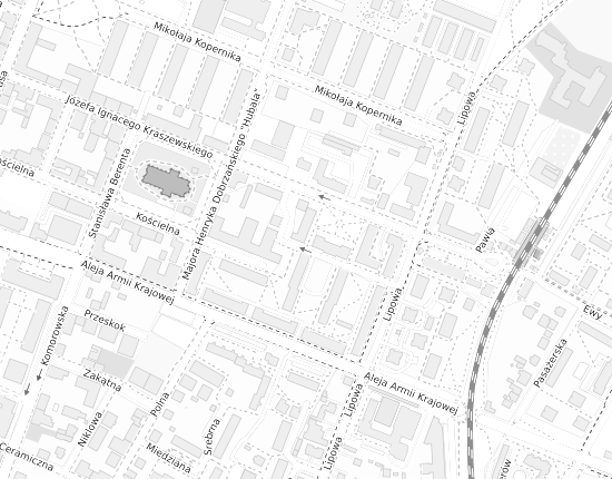 Mapa z adresem organizacji