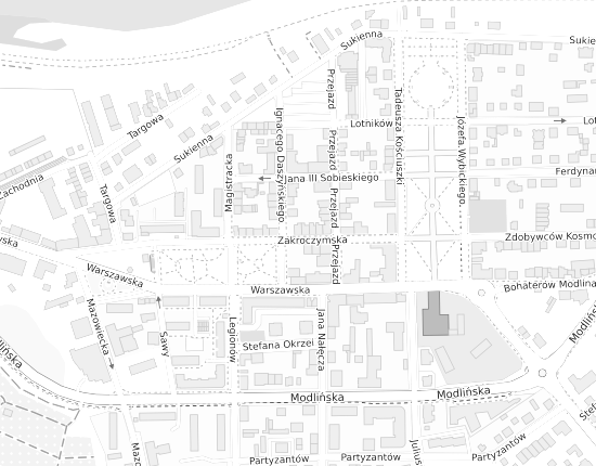 Mapa z adresem organizacji