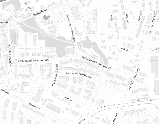 Mapa z adresem organizacji