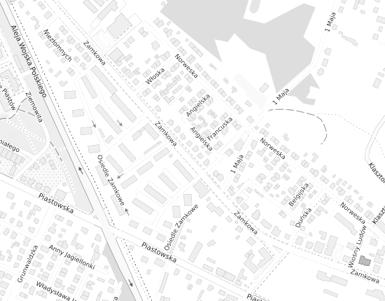 Mapa z adresem organizacji