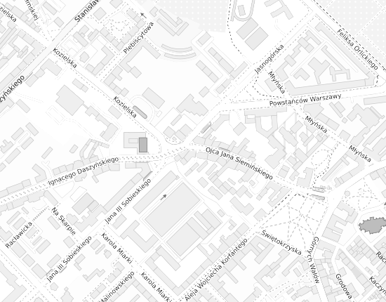 Mapa z adresem organizacji