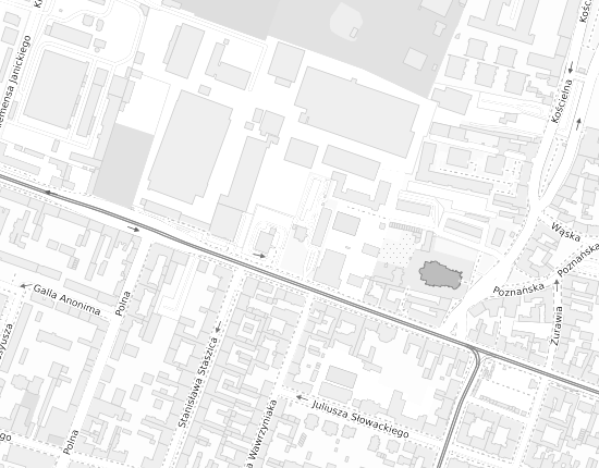 Mapa z adresem organizacji