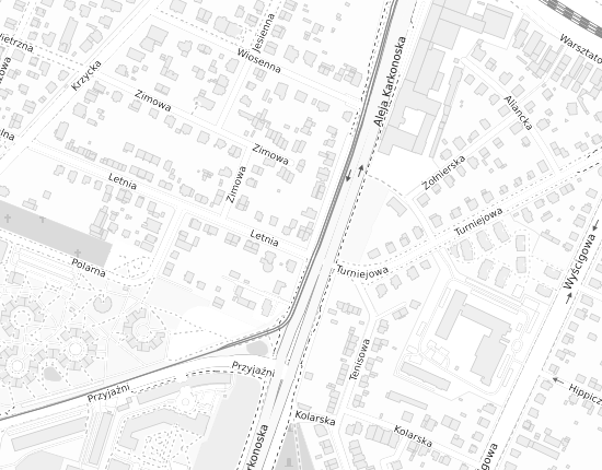 Mapa z adresem organizacji