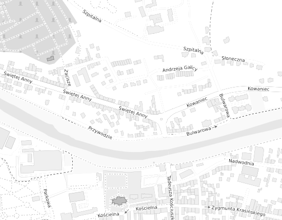 Mapa z adresem organizacji