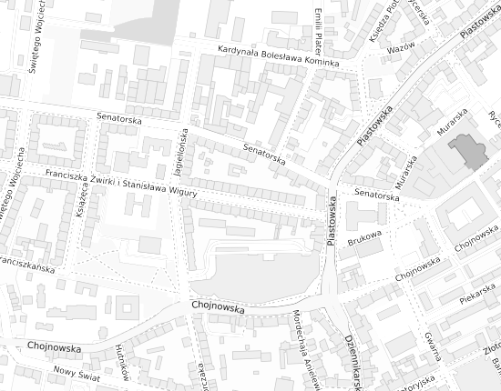 Mapa z adresem organizacji
