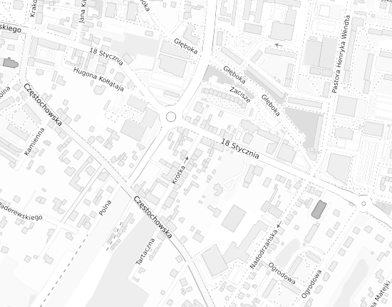 Mapa z adresem organizacji