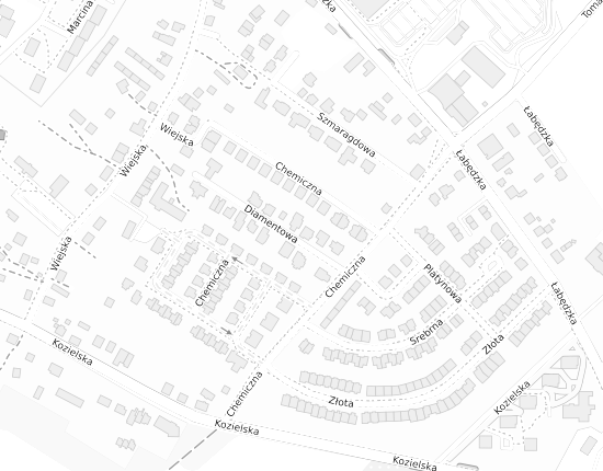Mapa z adresem organizacji