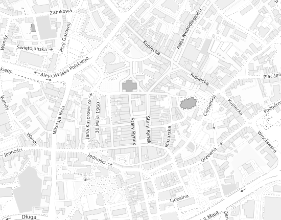 Mapa z adresem organizacji