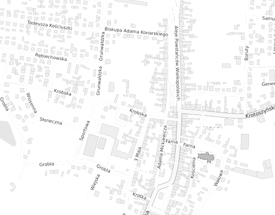 Mapa z adresem organizacji