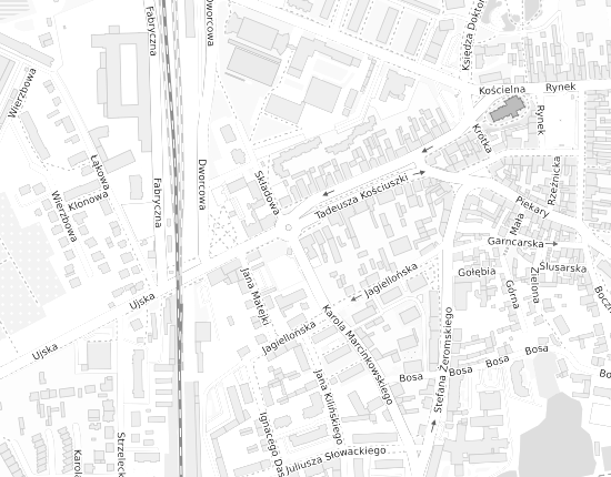 Mapa z adresem organizacji