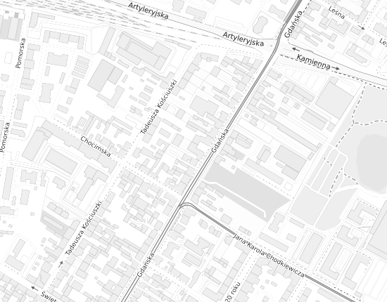 Mapa z adresem organizacji