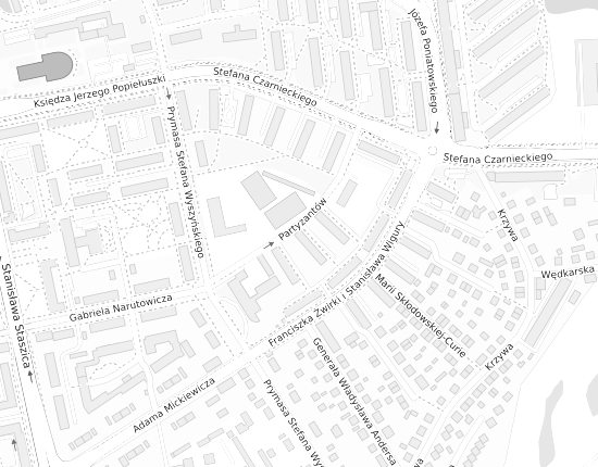 Mapa z adresem organizacji