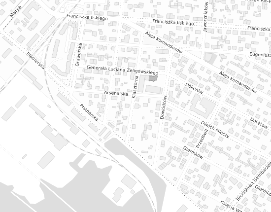 Mapa z adresem organizacji