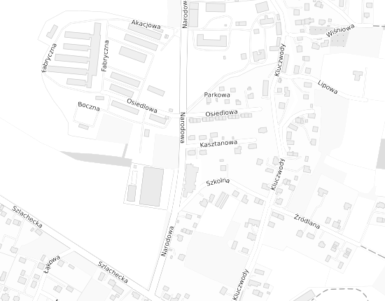 Mapa z adresem organizacji