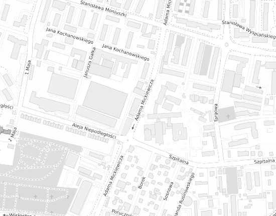 Mapa z adresem organizacji
