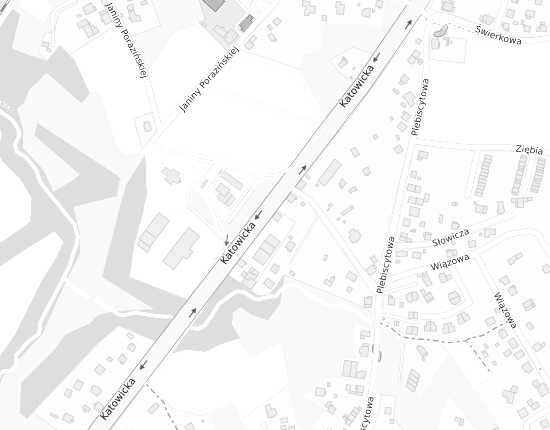Mapa z adresem organizacji