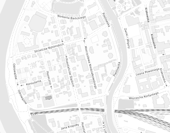 Mapa z adresem organizacji
