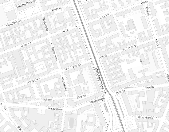 Mapa z adresem organizacji