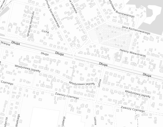 Mapa z adresem organizacji
