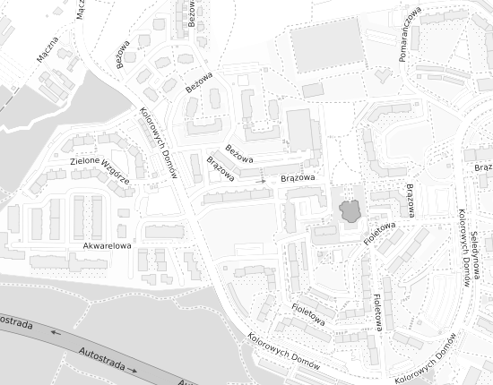 Mapa z adresem organizacji