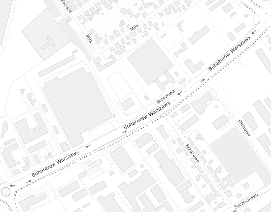 Mapa z adresem organizacji